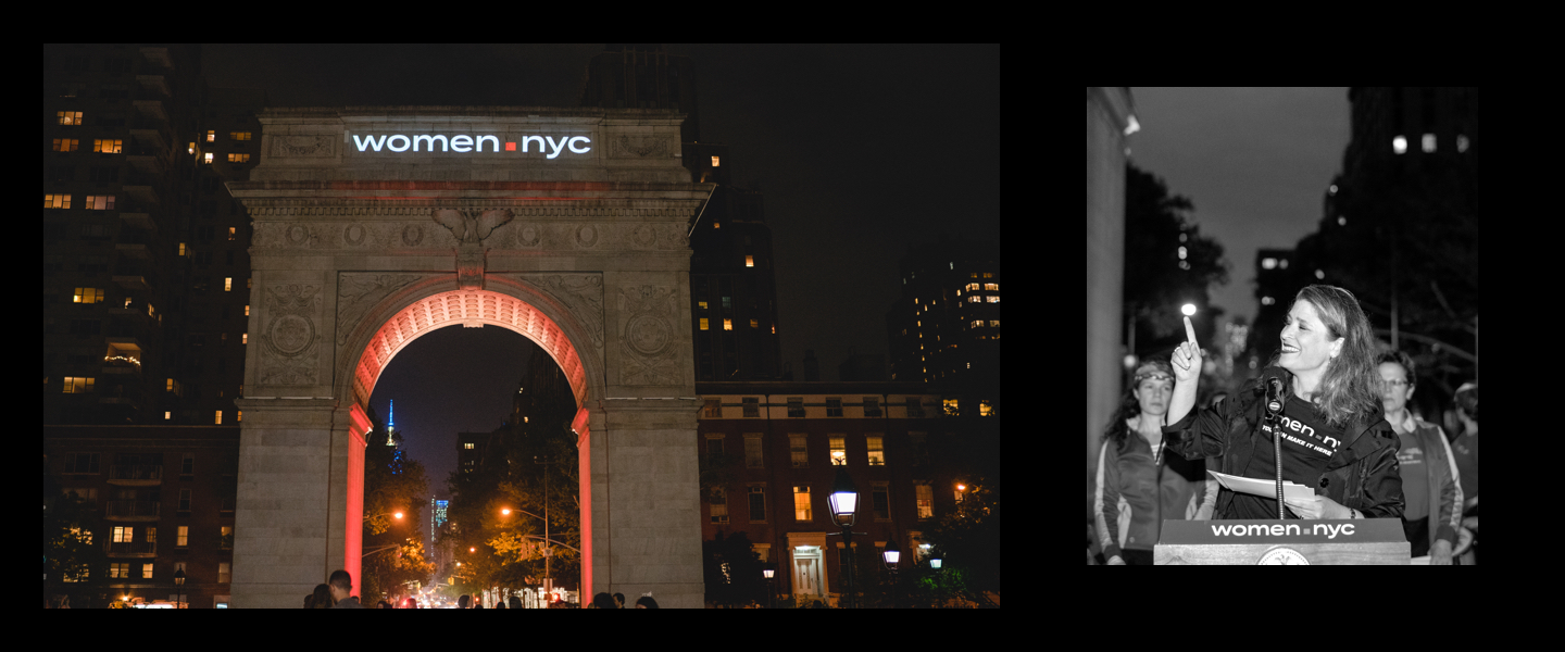 Women NYC Washington Sq Park